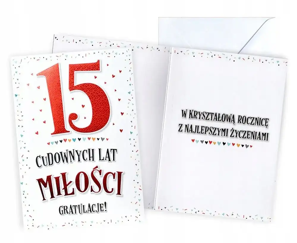 Kryształowe Gody: Jak świętować 15. rocznicę ślubu?