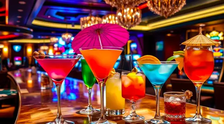 Klasyczne koktajle serwowane w kasynach stacjonarnych