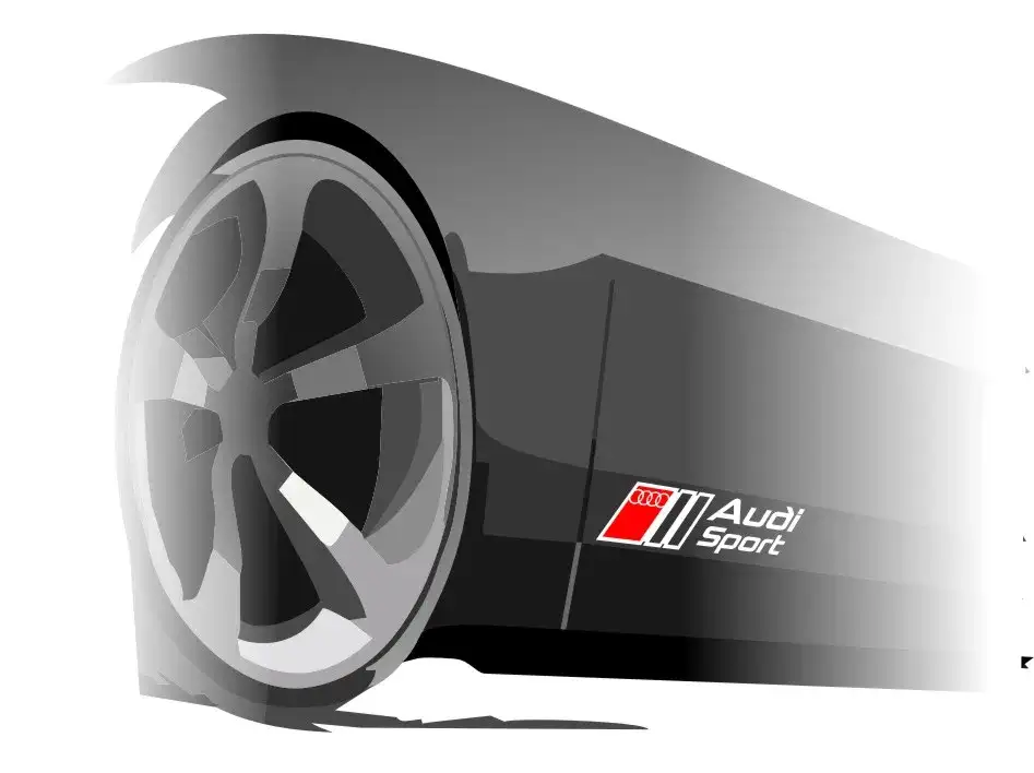 Naklejki Audi na szybę: Stylowe ozdoby dla Twojego samochodu