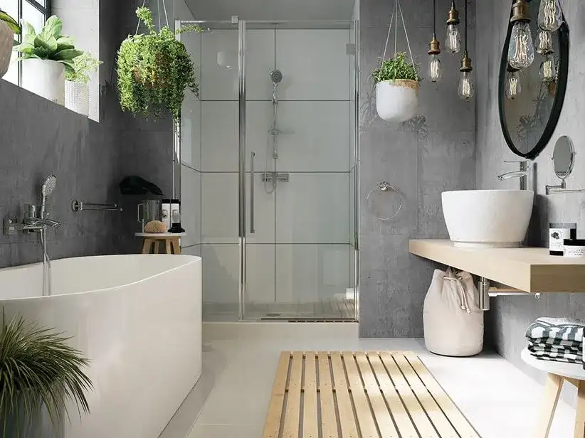 Najlepsze dodatki do szarej łazienki: inspiracje i praktyczne porady