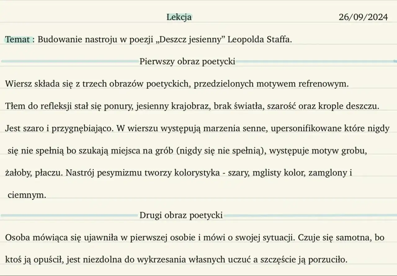 "Deszcz jesienny" Staffa: Dekadencja, symbolizm i co naprawdę znaczy?