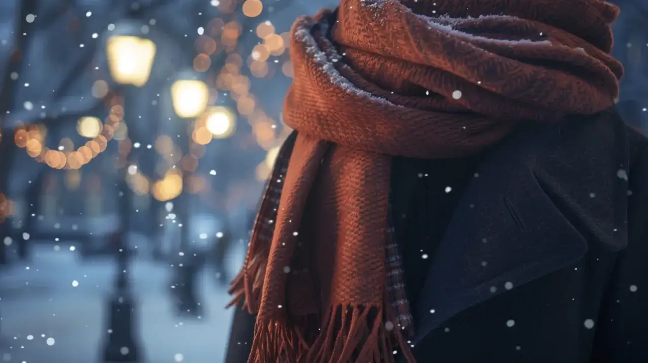 Jak nosić szal? Oto triki na stylowy i ciepły look zimą dla panów