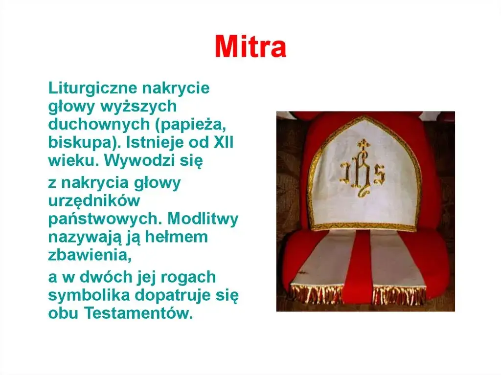 Co biskup nosi na głowie? Mitra, piuska i symbolika stroju liturgicznego