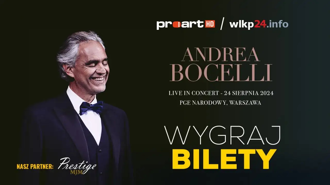 Koncert Andrei Bocelli: Zanurz się w relacji z niezwykłego wydarzenia