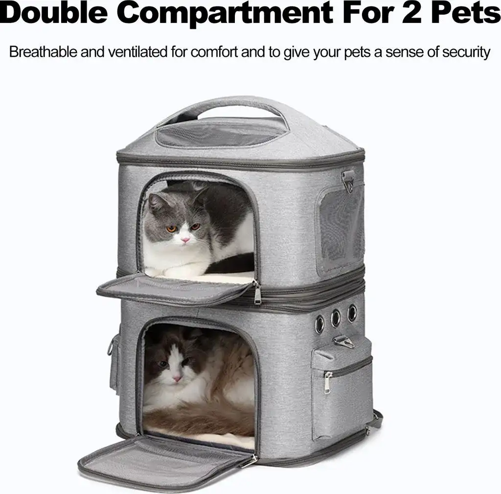 Podwójny transporter dla kotów – komfort i bezpieczeństwo w podróży
