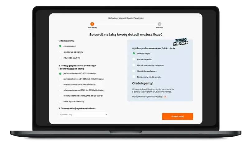 Jak obliczyć dofinansowanie z kredytu czyste powietrze kalkulator?