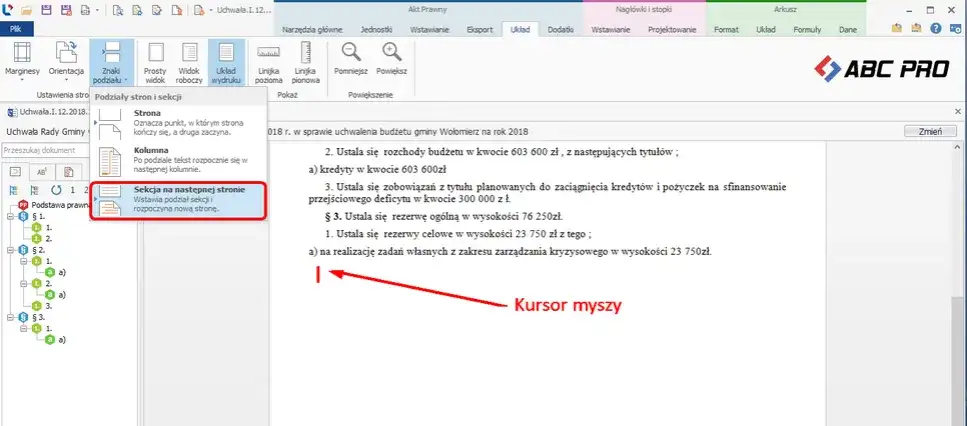 Jak zmienić orientację jednej strony w Wordzie i uniknąć problemów