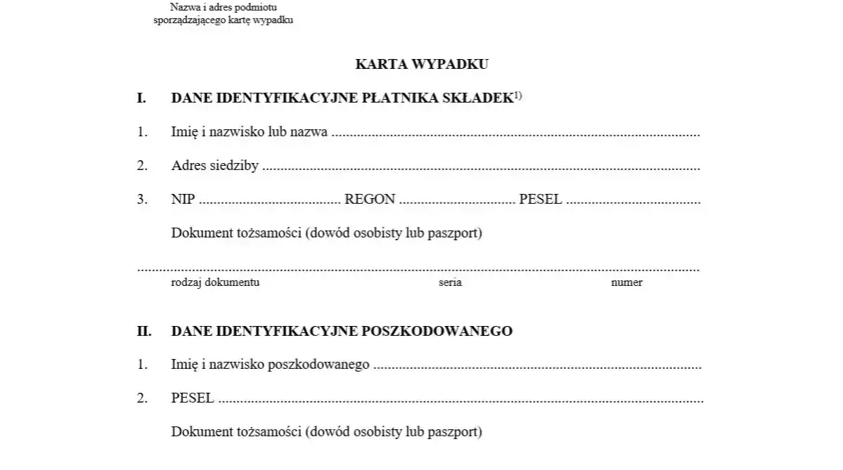 Jak napisać oświadczenie o wypadku w pracy, aby uniknąć problemów?