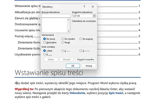 Jak wstawić spis treści w Wordzie – proste kroki, które musisz znać