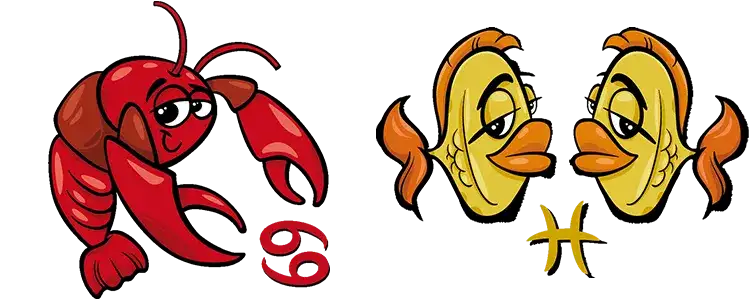 Zgodność znaków zodiaku Ryby i Rak - miłość i przyjaźń