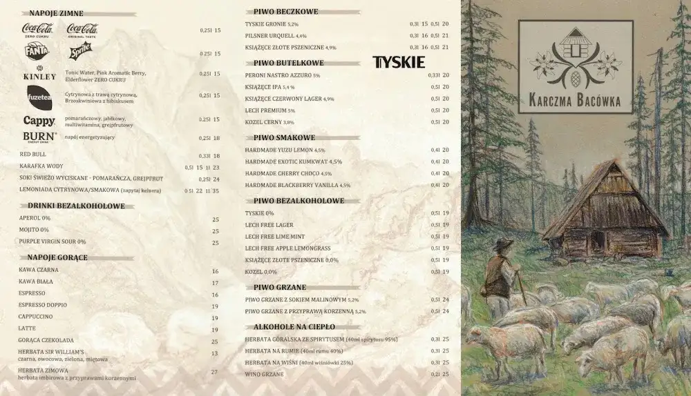 Karczma Bacówka Zakopane: Menu, Ceny, Specjalności Zaplanuj Góralską Ucztę