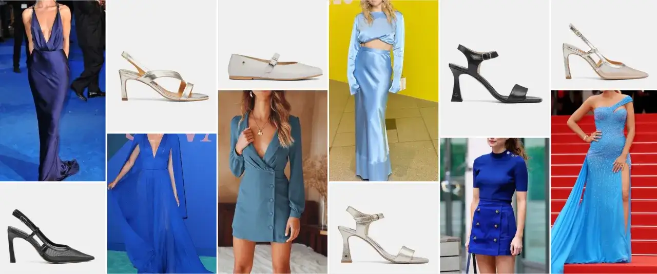Vestido azul celeste: ¿qué zapatos elegir para cada ocasión?