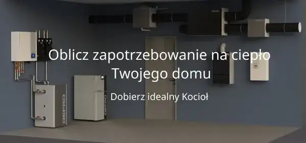 Dobór mocy pieca gazowego do wielkości domu Kalkulator