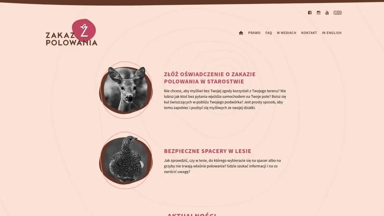 Znak "Zakaz Polowania" i zdjęcie sarny. Dowiedz się, czy myśliwi mogą polować na prywatnych działkach i jak to sprawdzić.