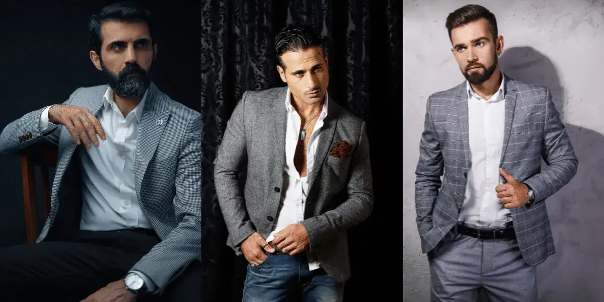 Jakie spodnie do szarej koszuli? Oto najlepsze stylizacje, które zaskoczą