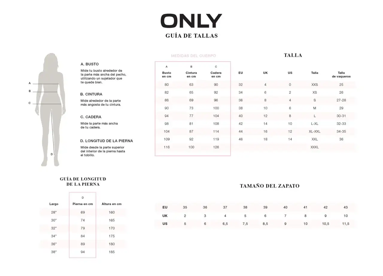 Talla 32 de pantalón mujer: ¿XXS o L? Guía definitiva