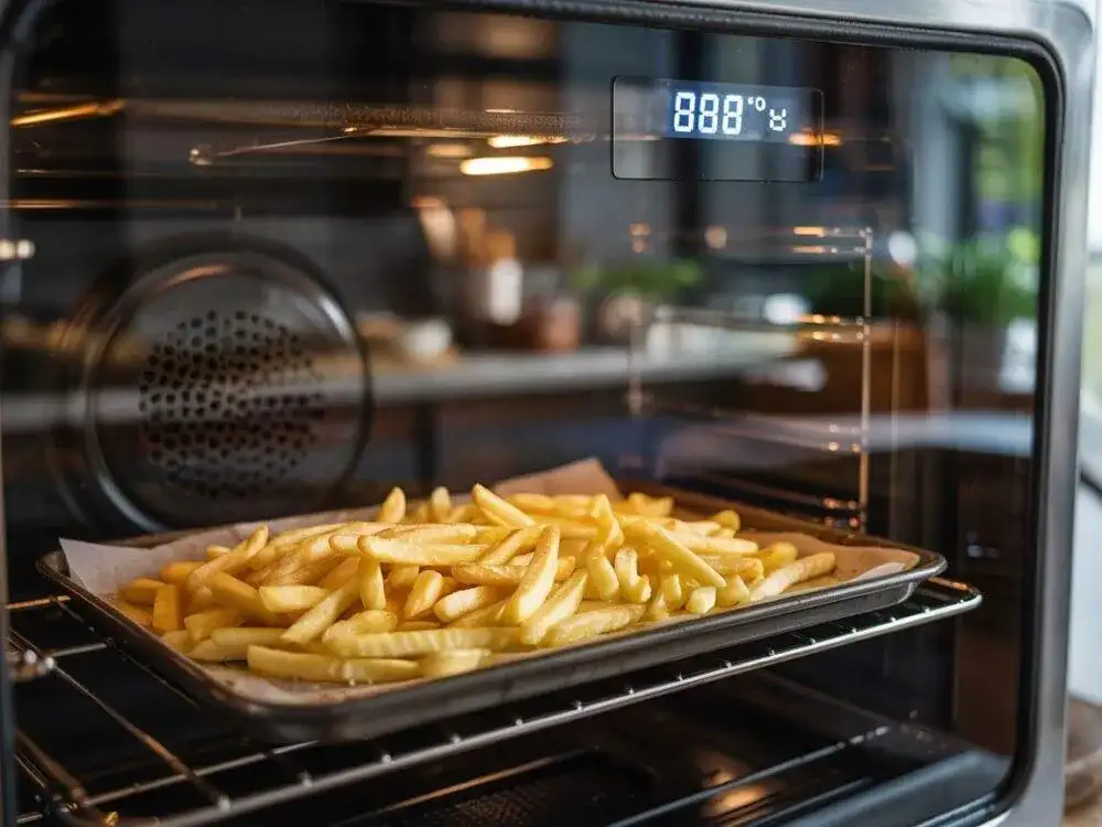 Sekret chrupiących frytek z piekarnika: Czas i temperatura pieczenia