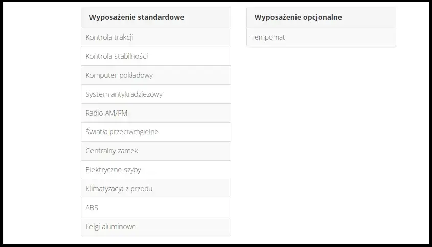 Jak sprawdzić wyposażenie auta? Kontrola Wyposażenia z Numeru VIN