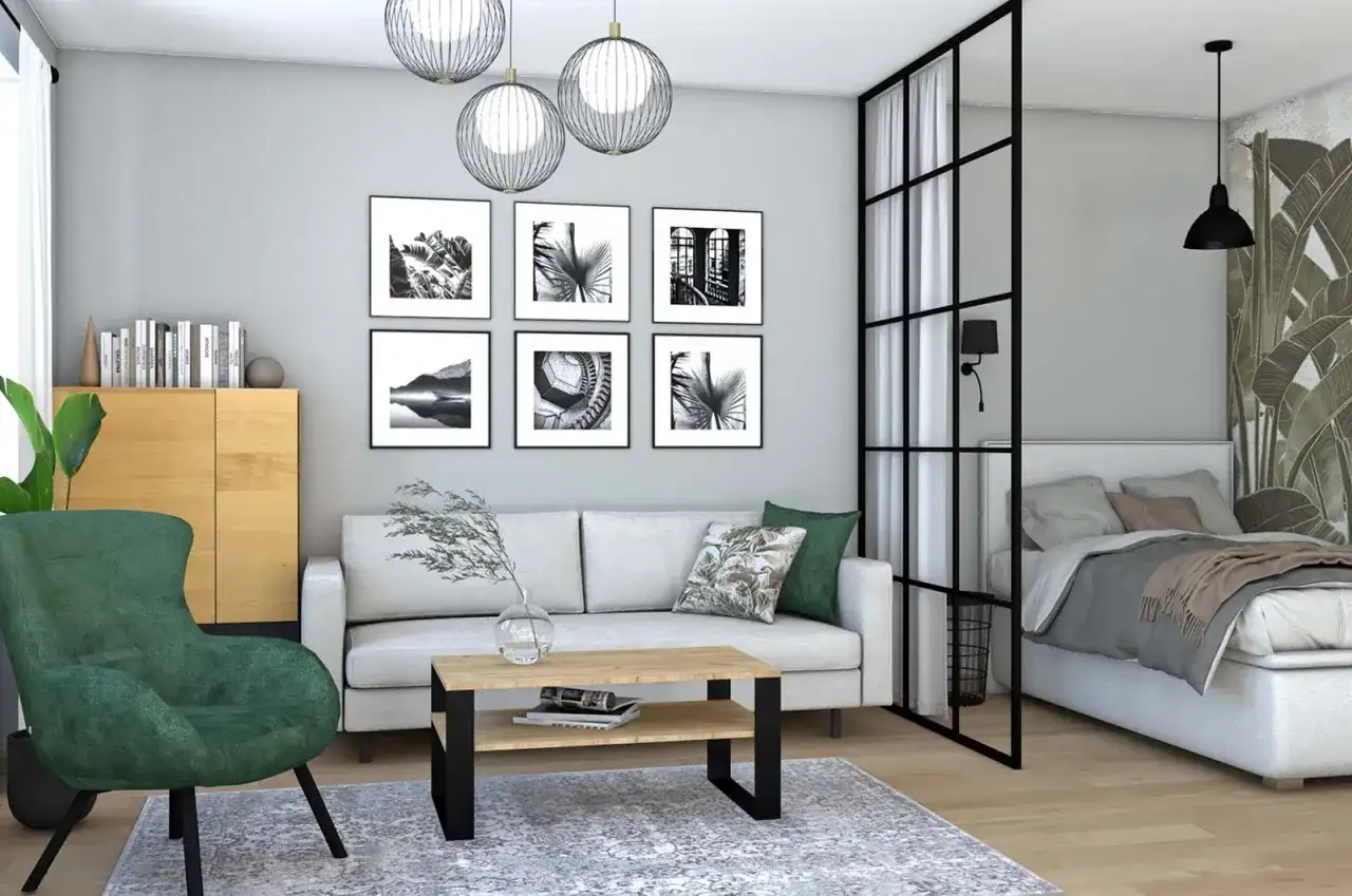 Podziel pokój meblami: Zyskaj przestrzeń bez remontu!
