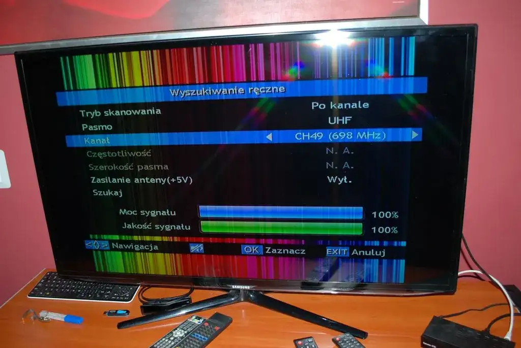 Jak włączyć zasilanie anteny w telewizorze Samsung i poprawić sygnał