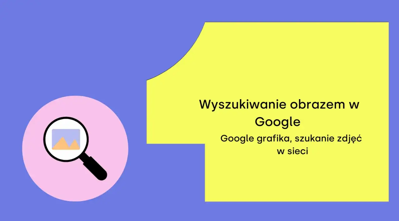Lupa z widokiem gór i nieba, symbolizuje wyszukiwanie obrazem w Google. Szukaj zdjęciem w sieci.