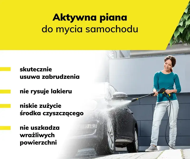 Aktywna piana na myjni bezdotykowej: myj auto jak ekspert!