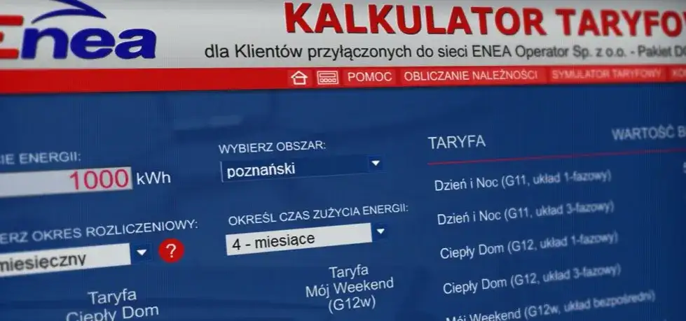 Kalkulator Zużycia Prądu ENEA - Oblicz Koszty Energii z Kalkulatorem Zużycia Prądu ENEA