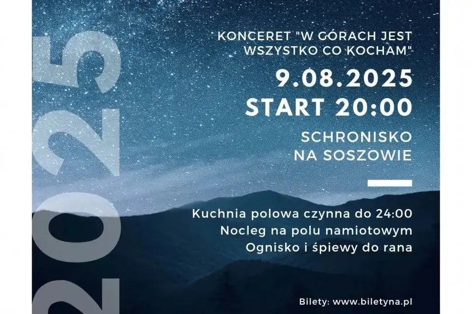 W górach jest wszystko co kocham koncert - terminy i szczegóły wydarzeń