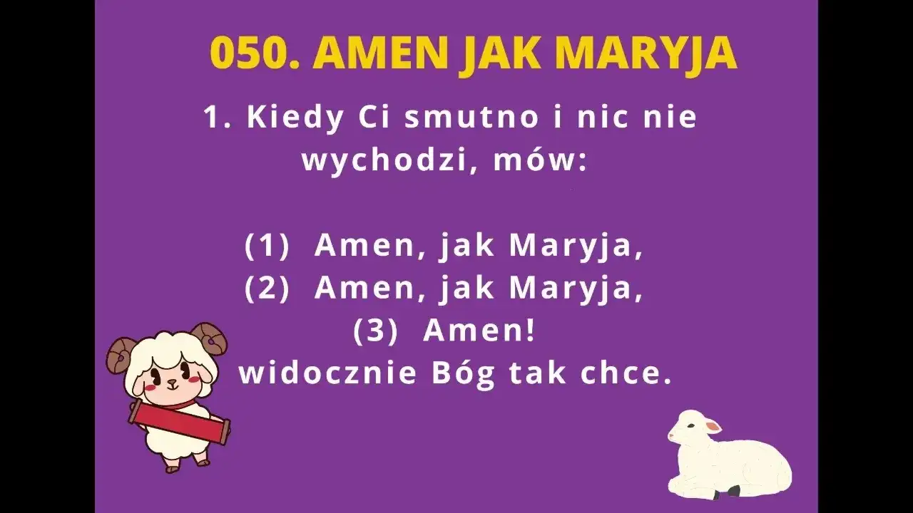 Amen jak Maryja - odkryj głębię wiary i posłuszeństwa w piosence