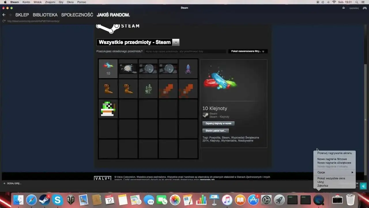 Klejnoty na Steam: Ukryty sposób na darmowe przedmioty w grach