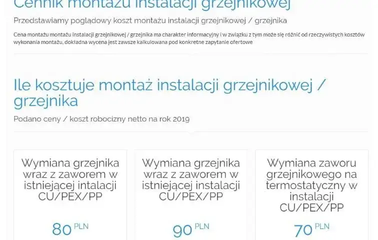 Wymiana grzejnika: Ile kosztuje? Kalkulacja i porady