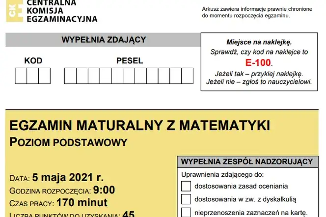 30 ile to punktów na maturze z matematyki - czy zdasz z 30 punktami?