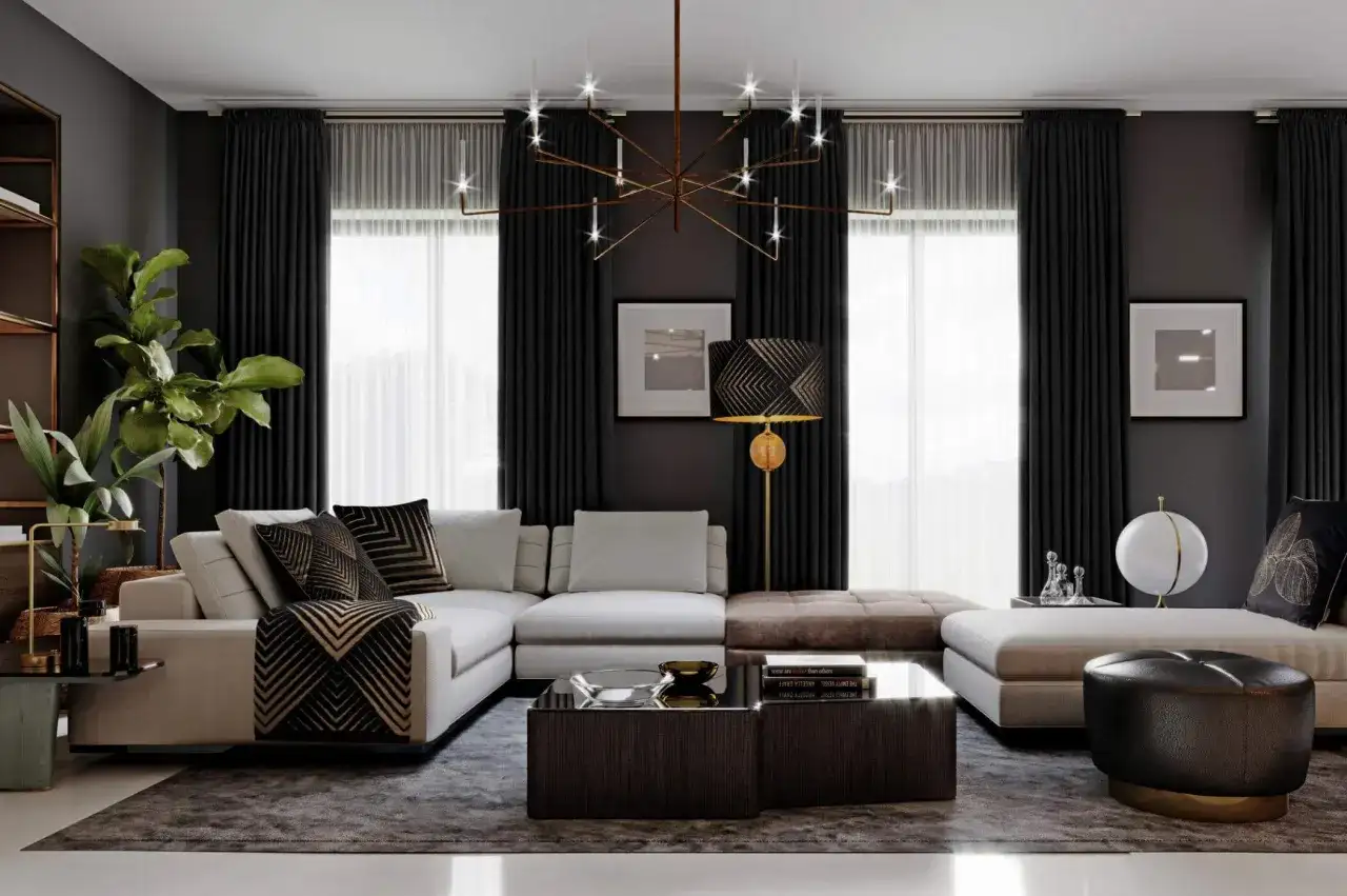 Pomysły na ścianę w salonie: inspiracje i trendy 2024