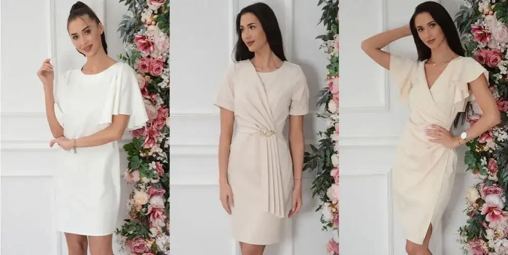 Kremowa sukienka na wesele: Czy wypada? Zasady i stylizacje