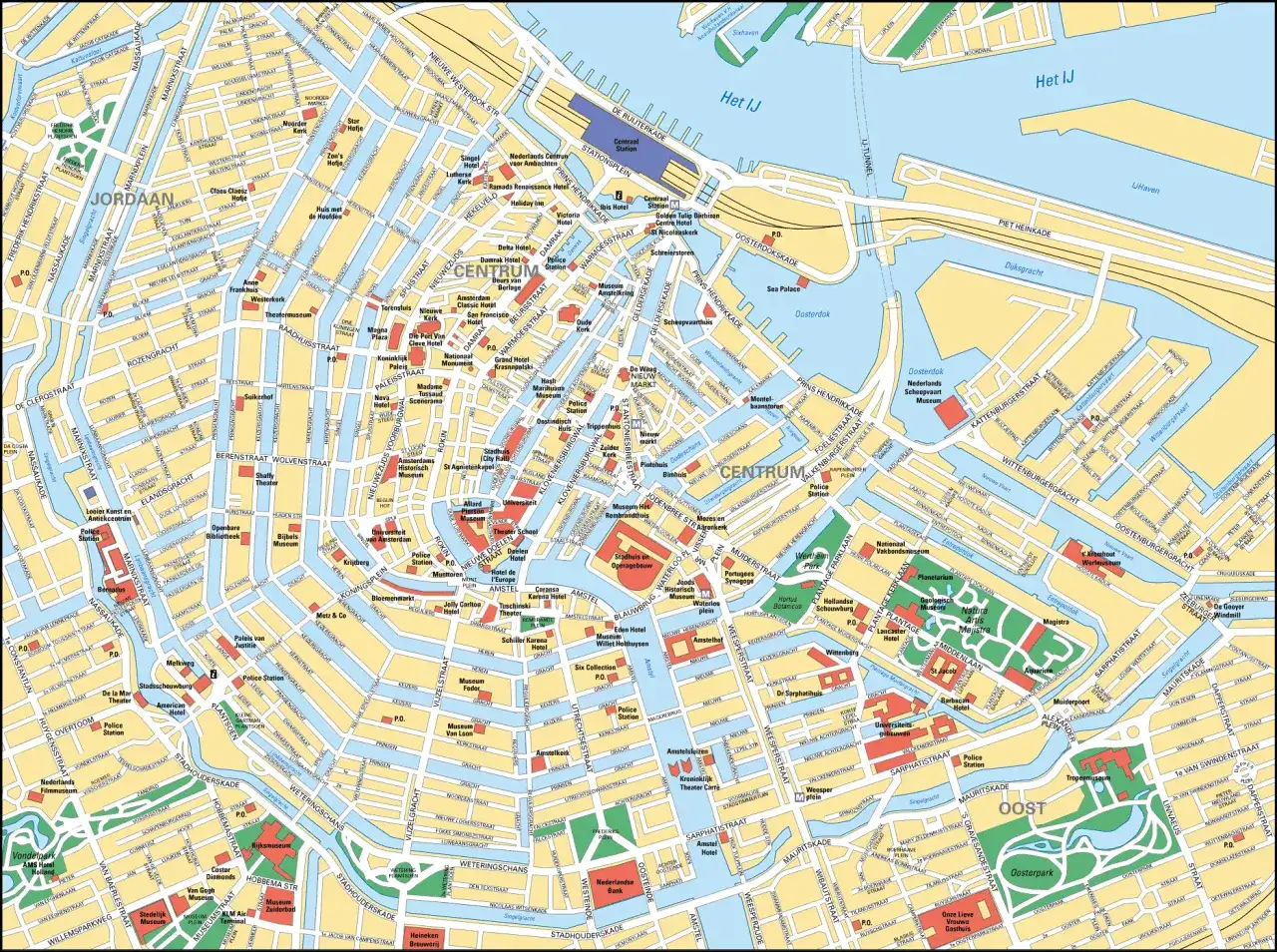 Mappa Amsterdam: Organizza il tuo viaggio e scopri le attrazioni imperdibili