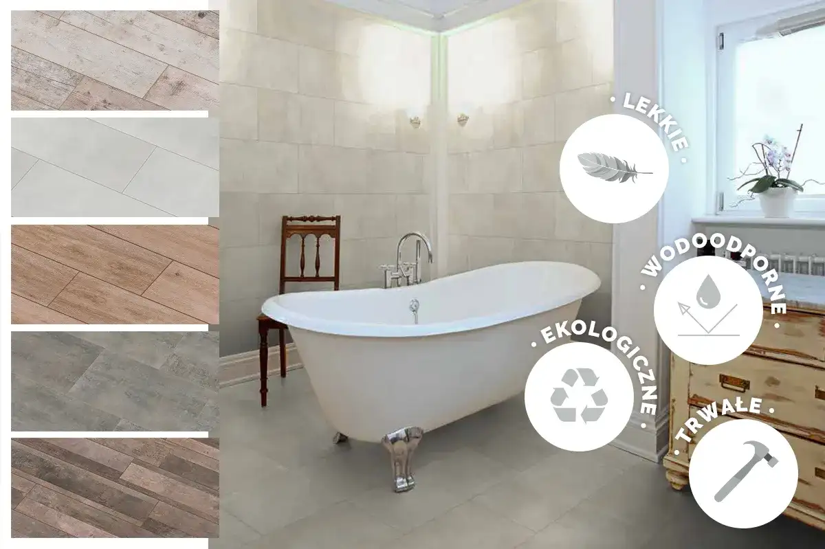 Najlepsze panele do łazienki: 5 wodoodpornych opcji na podłogę