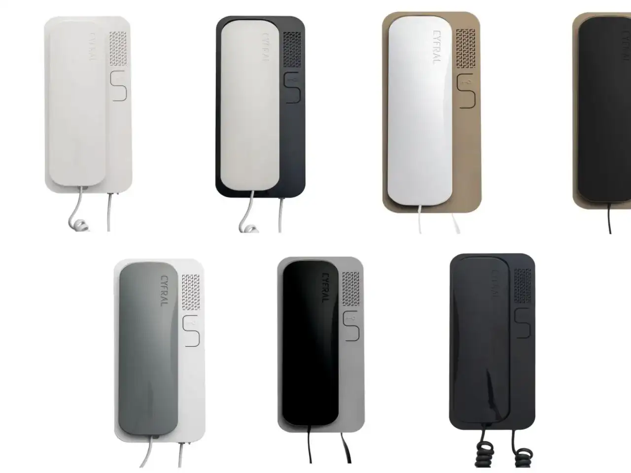 Różne kolory domofonów Cyfral Slim. Dowiedz się, jak podłączyć domofon Cyfral Slim, aby cieszyć się bezpieczeństwem.