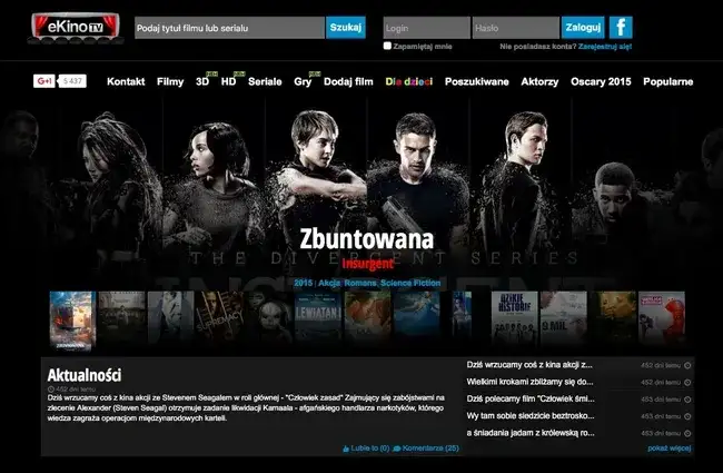 Ekino.pl - recenzja serwisu VOD. Czy warto się zarejestrować?