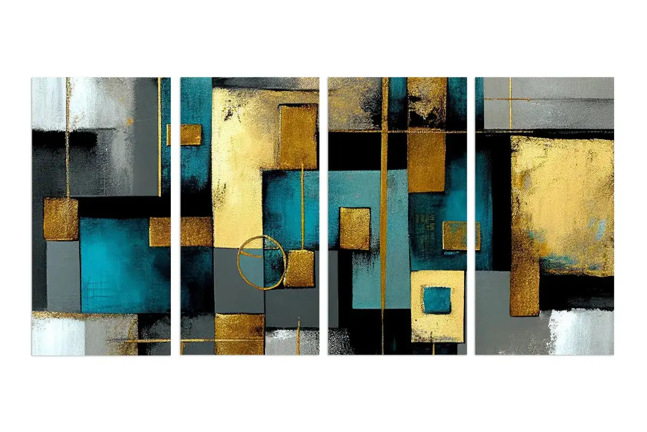 Sztuka nowoczesna obrazy kwadraty – jak wybrać idealne dekoracje?