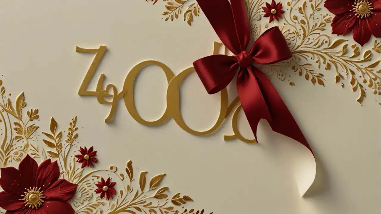 Kartka na 40 rocznicę ślubu: Inspiracje i pomysły na życzenia