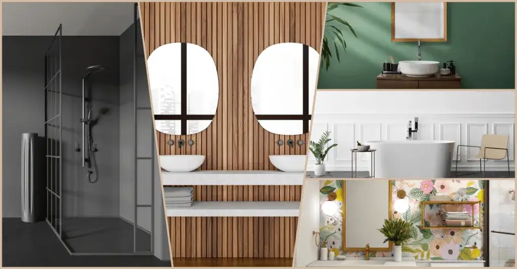 Jak wykończyć łazienkę bez płytek: 5 stylowych alternatyw