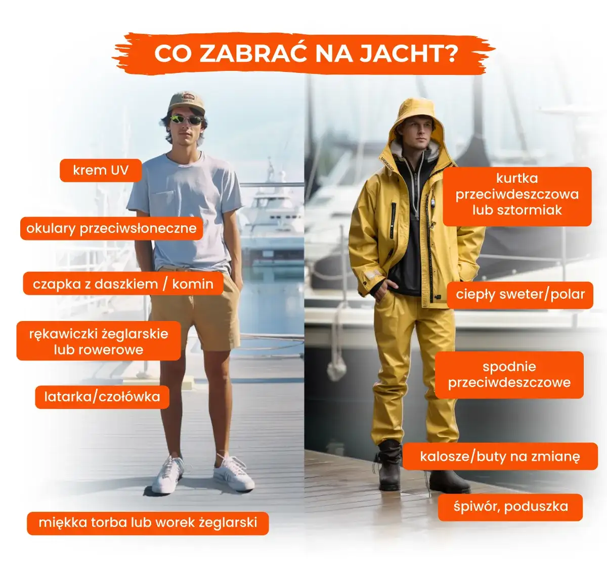 Co zabrać na rejs żeglarski - niezbędne wyposażenie i praktyczne porady