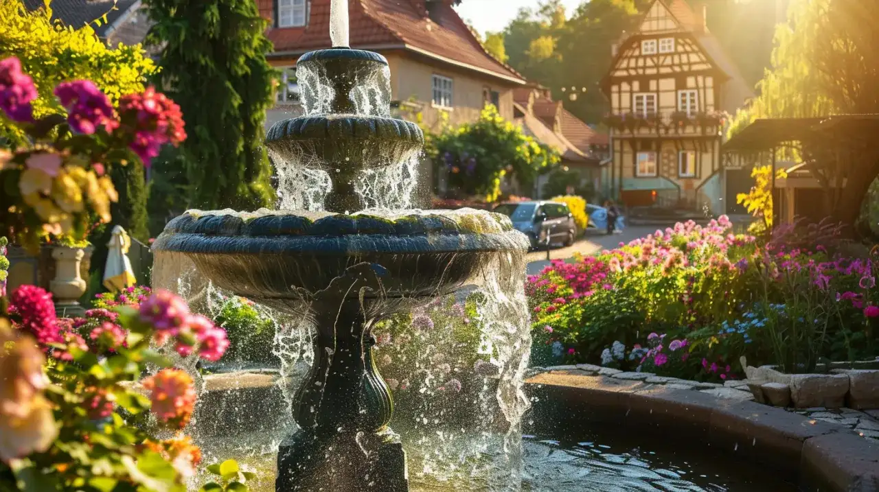 Fontanna w Dusznikach Zdrój - Ciekawy punkt na mapie