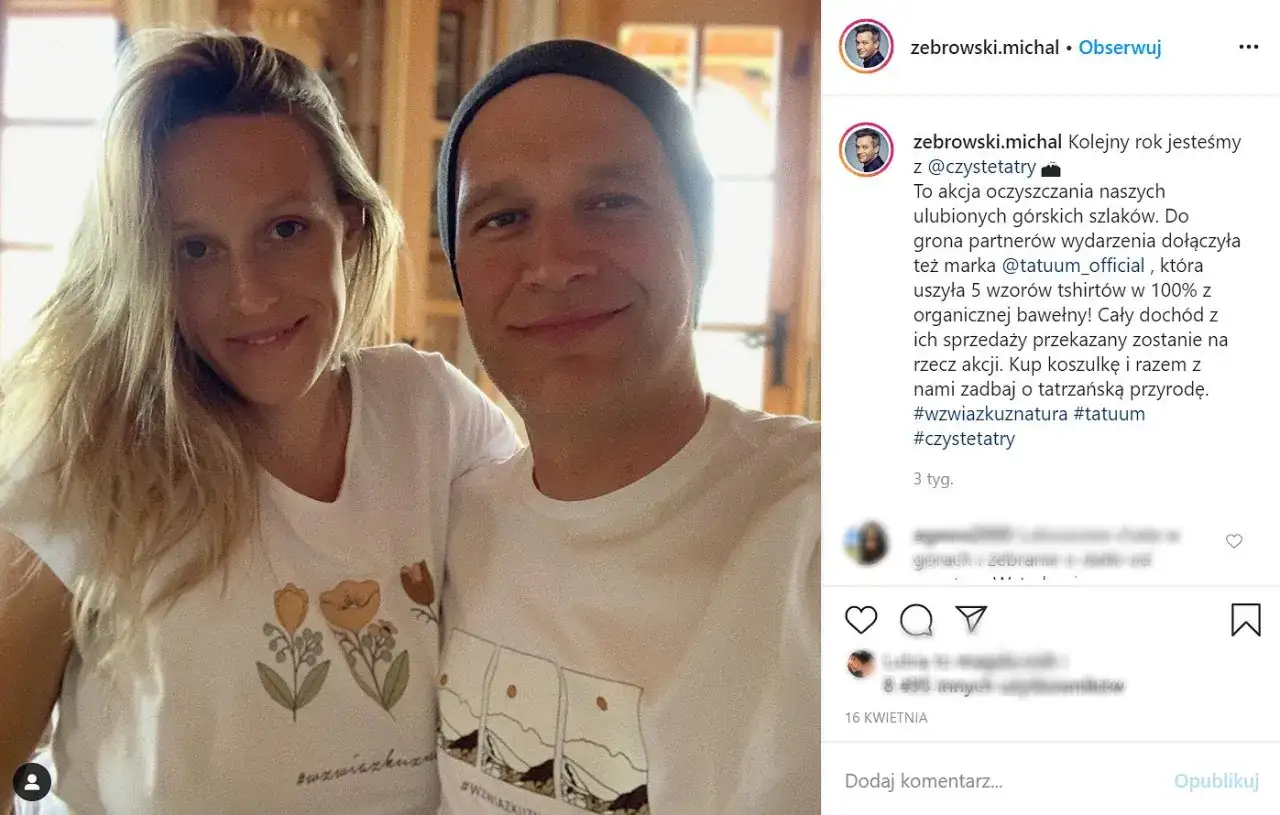 Kim naprawdę jest żona Żebrowskiego - wszystko o Aleksandrze Żebrowskiej