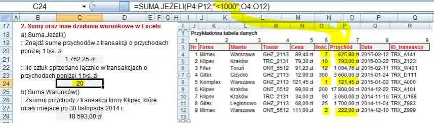 Jak szybko i skutecznie łączyć funkcje w Excelu - praktyczny poradnik