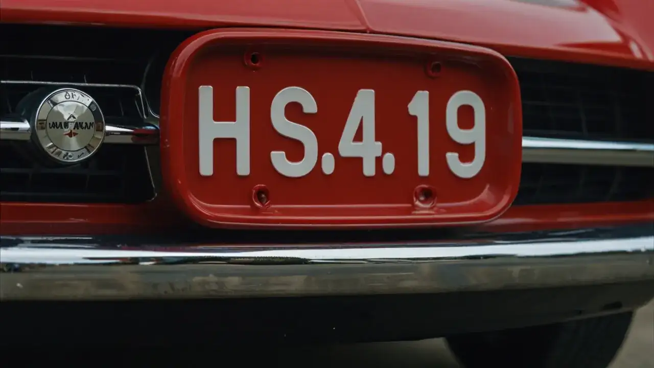 Jaką tajemnicę kryją czerwone tablice rejestracyjne? Odkrywamy to