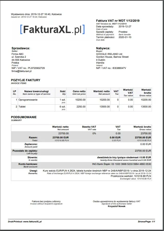 Faktura WDT co powinna zawierać? Kluczowe elementy i błędy do uniknięcia