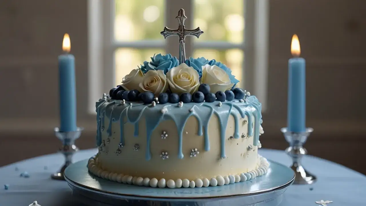 Torty na Chrzest dla chłopca: Opcje bez masy cukrowej – eleganckie pomysły