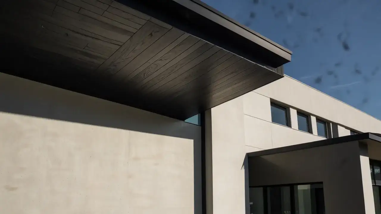 Czarna podbitka – Nowoczesny wybór do elewacji i efekty wizualne