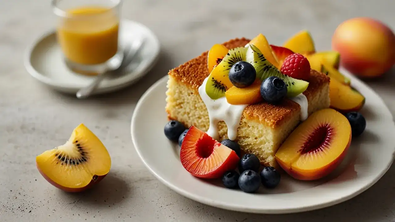 Ciasto jogurtowe fit z owocami: Prosty przepis na zdrowy deser